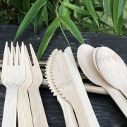 Fourchette bambou naturel éco 17cm